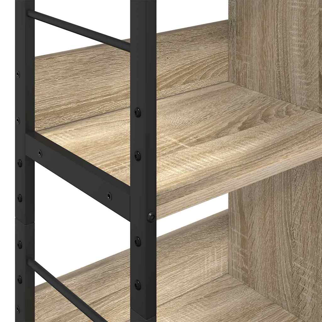 Bookshelf Sonoma Oak 82 x 32 x 112 cm Engineered Wood