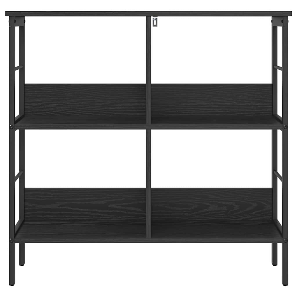 Bookshelf Black Oak 82 x 32 x 79 cm Engineered Wood