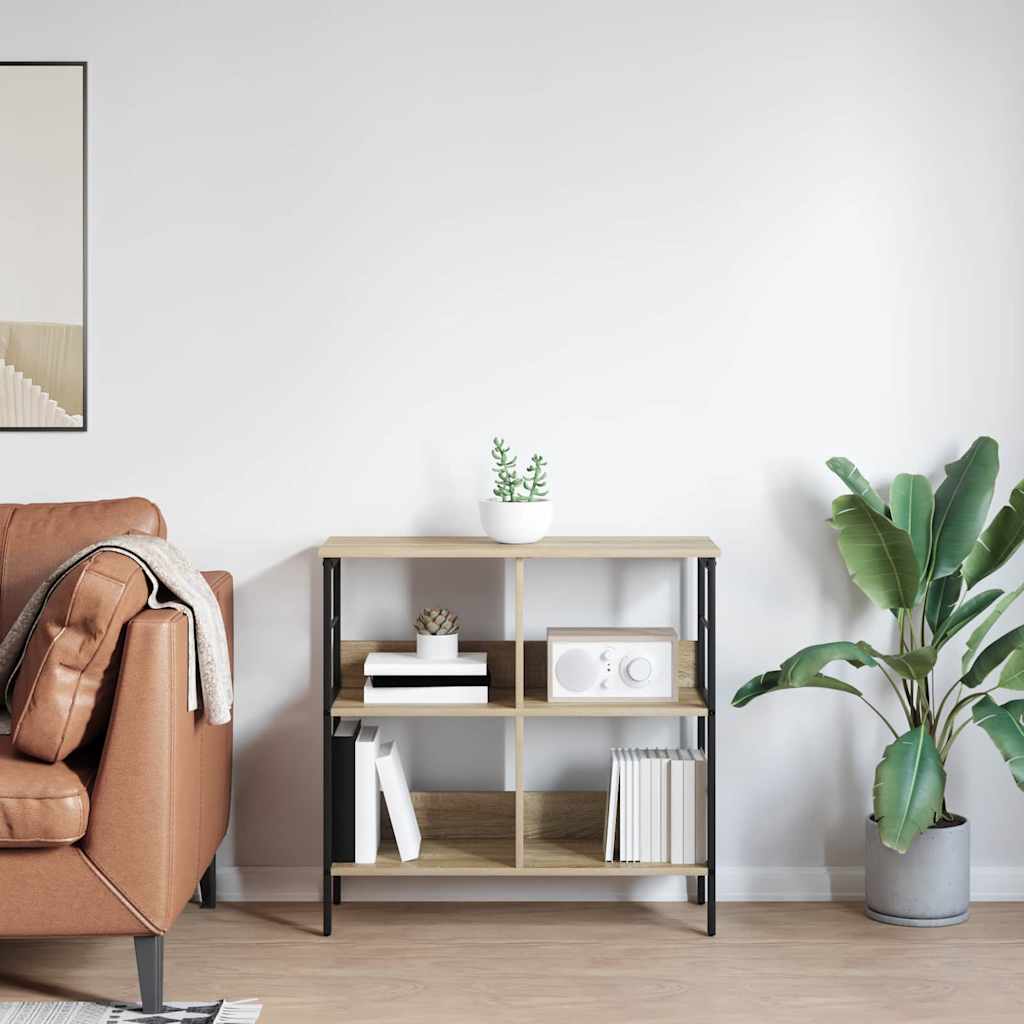 Bookshelf Sonoma Oak 82 x 32 x 79 cm Engineered Wood