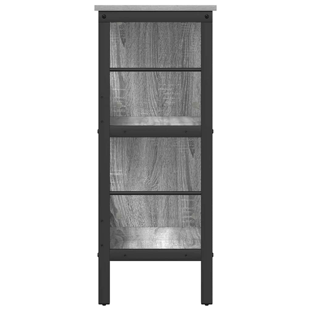 Bookshelf Grey Sonoma 82 x 32 x 79 cm Engineered Wood