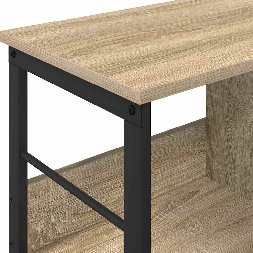 Bookshelf Sonoma Oak 82 x 32 x 47 cm Engineered Wood
