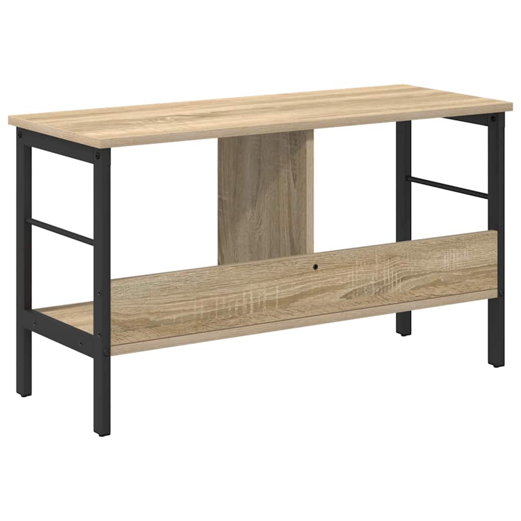 Bookshelf Sonoma Oak 82 x 32 x 47 cm Engineered Wood