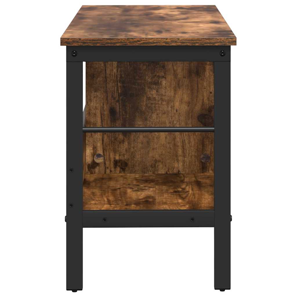 Bookshelf Smoked Oak 82 x 32 x 47 cm Engineered Wood