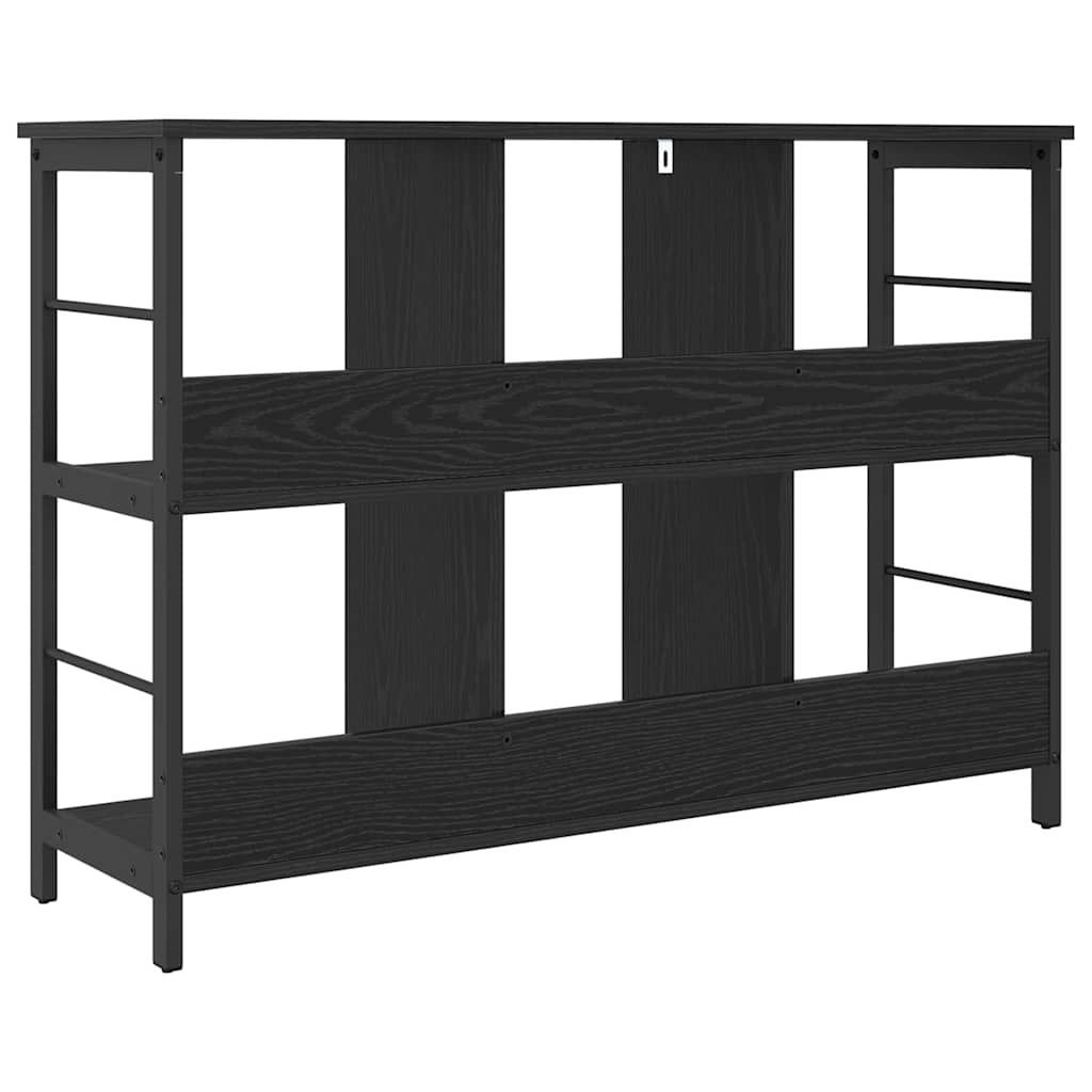 Bookshelf Black Oak 102 x 32 x 72.5 cm Engineered Wood