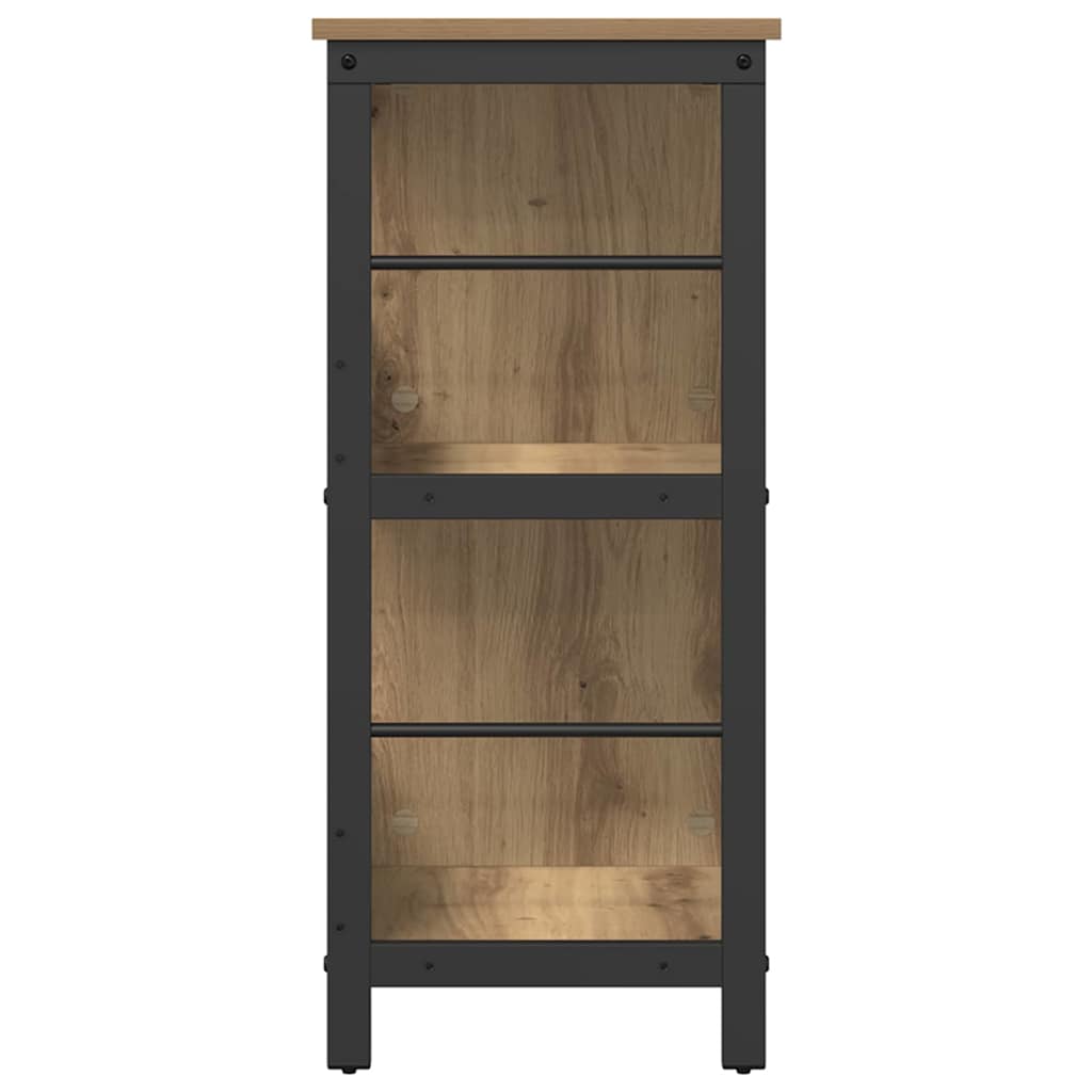 Bookshelf 6-Tier 102 x 32 x 72.5 cm Engineered Wood Artisan Oak