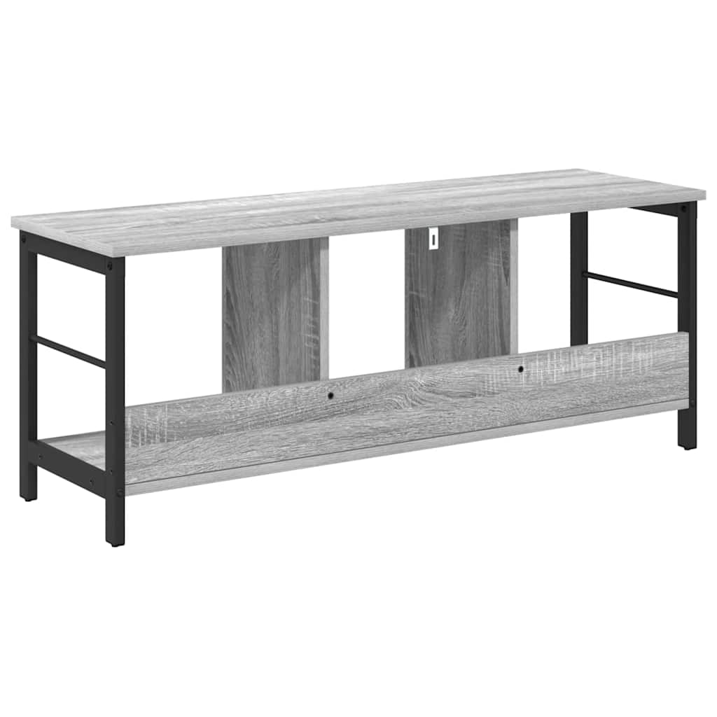 Bookshelf Grey Sonoma 102 x 32 x 40.5 cm Engineered Wood