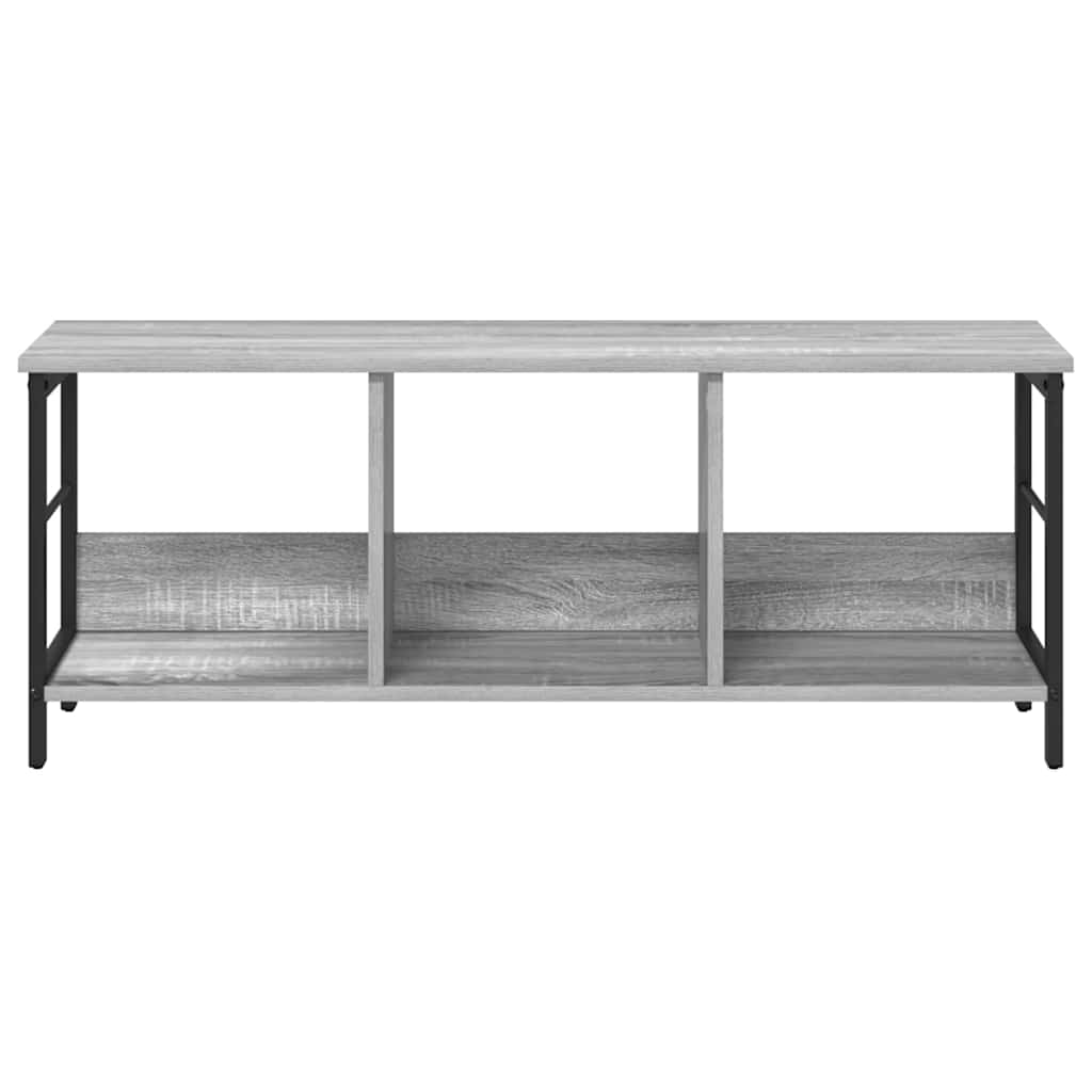 Bookshelf Grey Sonoma 102 x 32 x 40.5 cm Engineered Wood