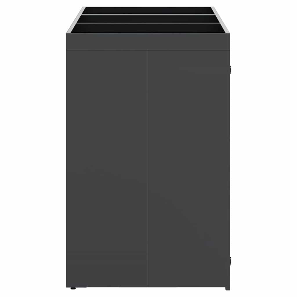 Wheelie Bin Storage for 3 Bins Anthracite 204 x 77.5 x 121.5 cm