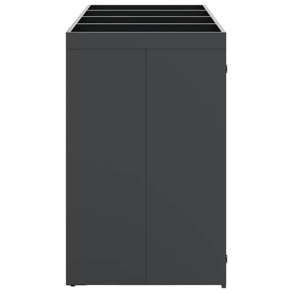 Wheelie Bin Storage for 4 Bins Anthracite 272 x 77.5 x 121.5 cm