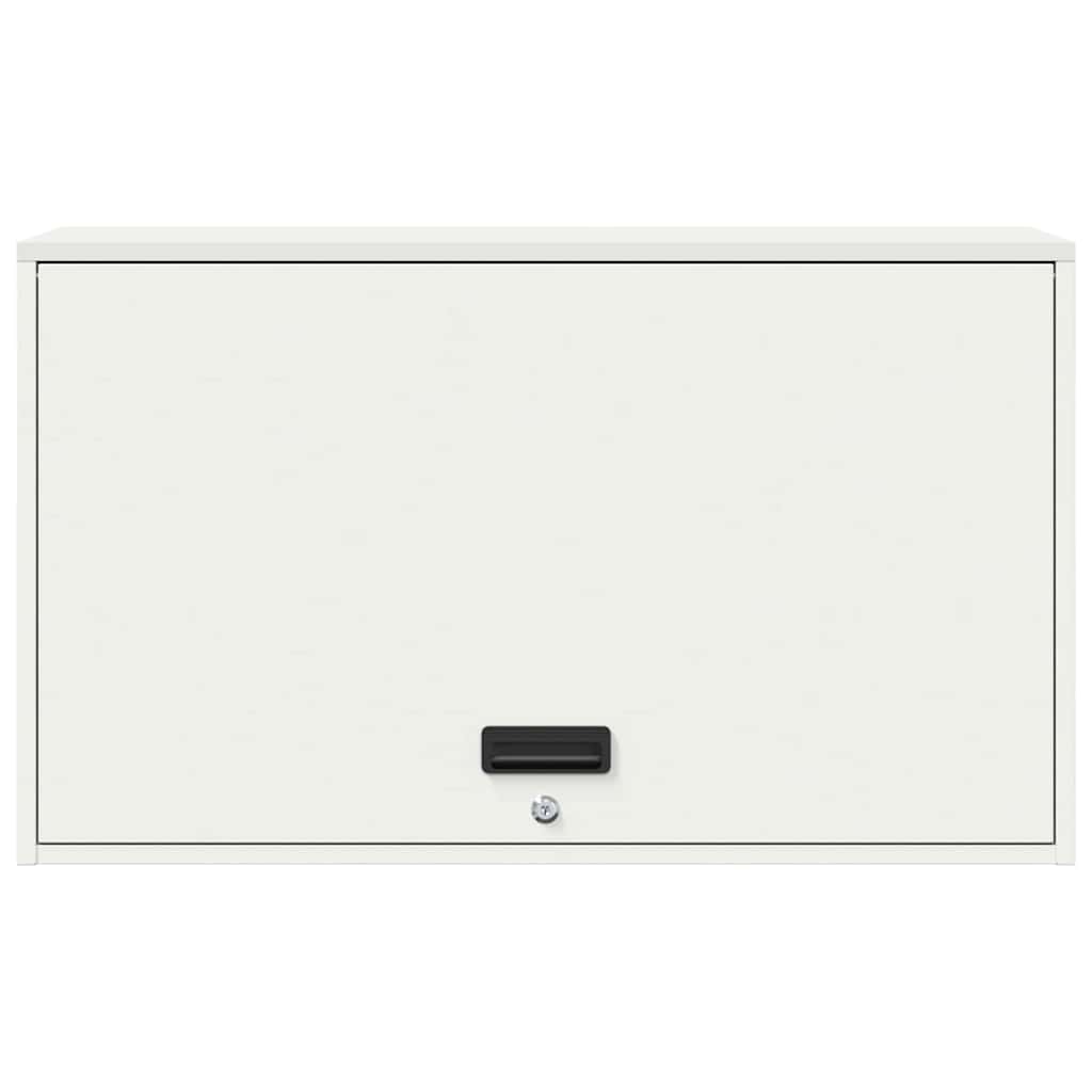 Wall Cabinet for Garage with Gas-lift Door White