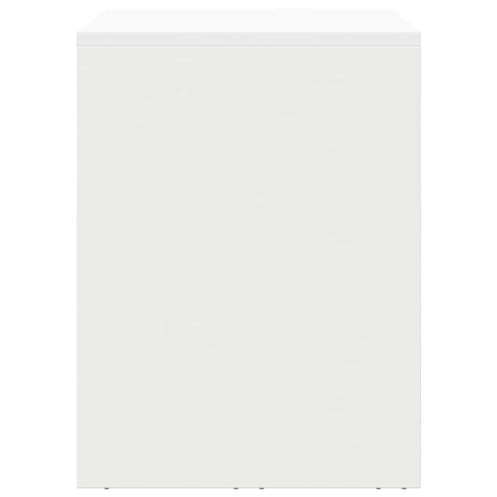 Wall Cabinet for Garage with Gas-lift Door White