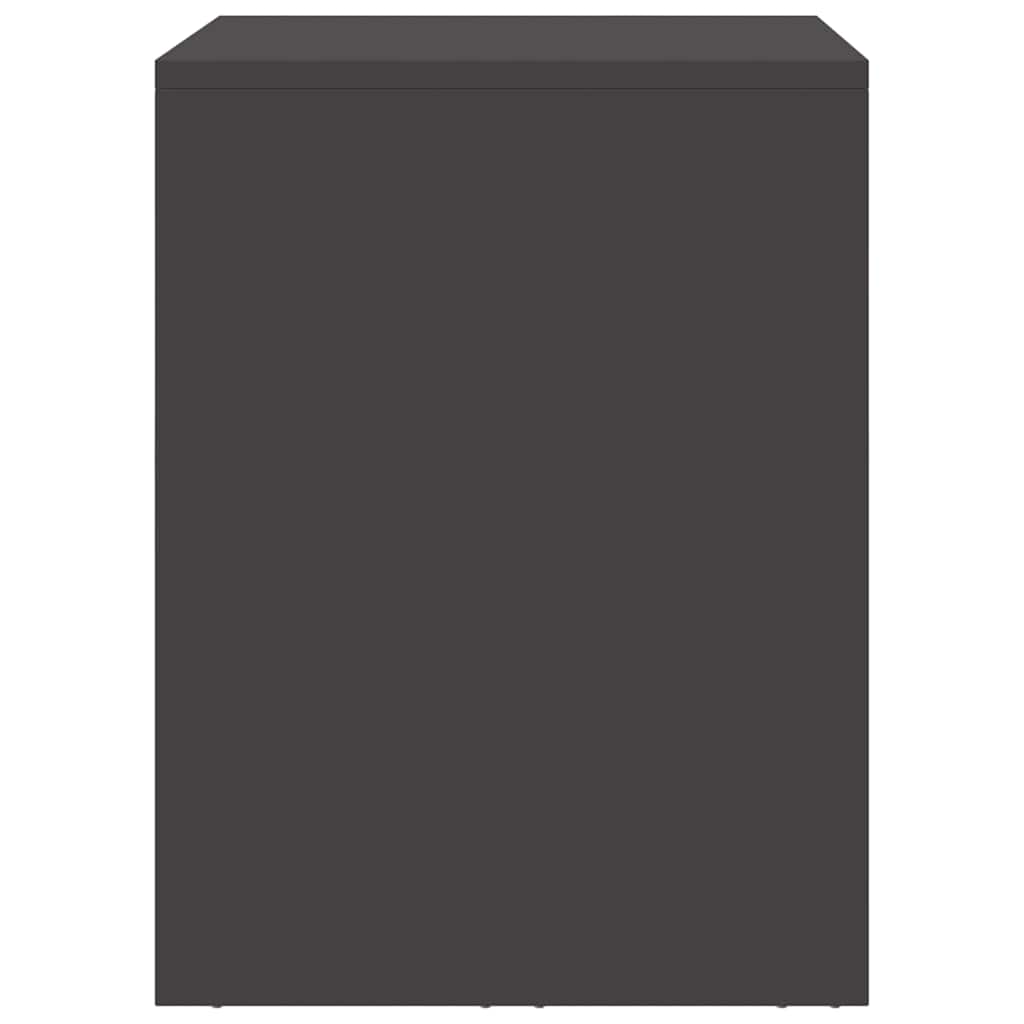 Wall Cabinet for Garage with Gas-lift Door Black