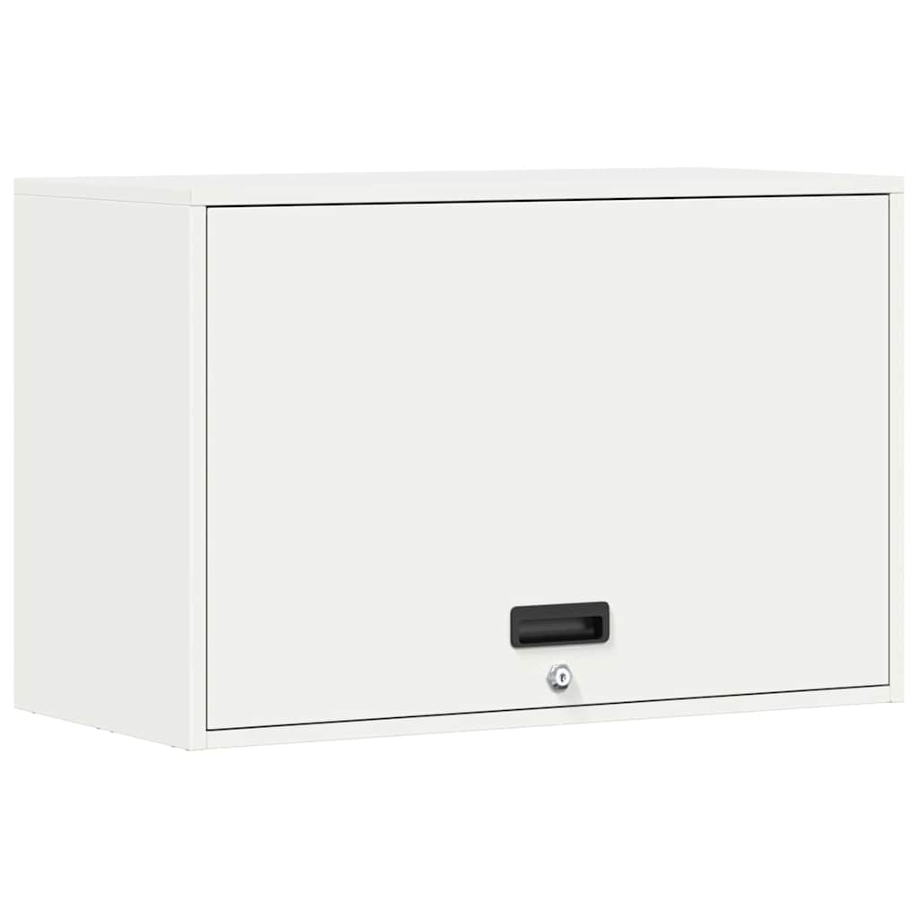 Wall Cabinet for Garage with Gas-lift Door White