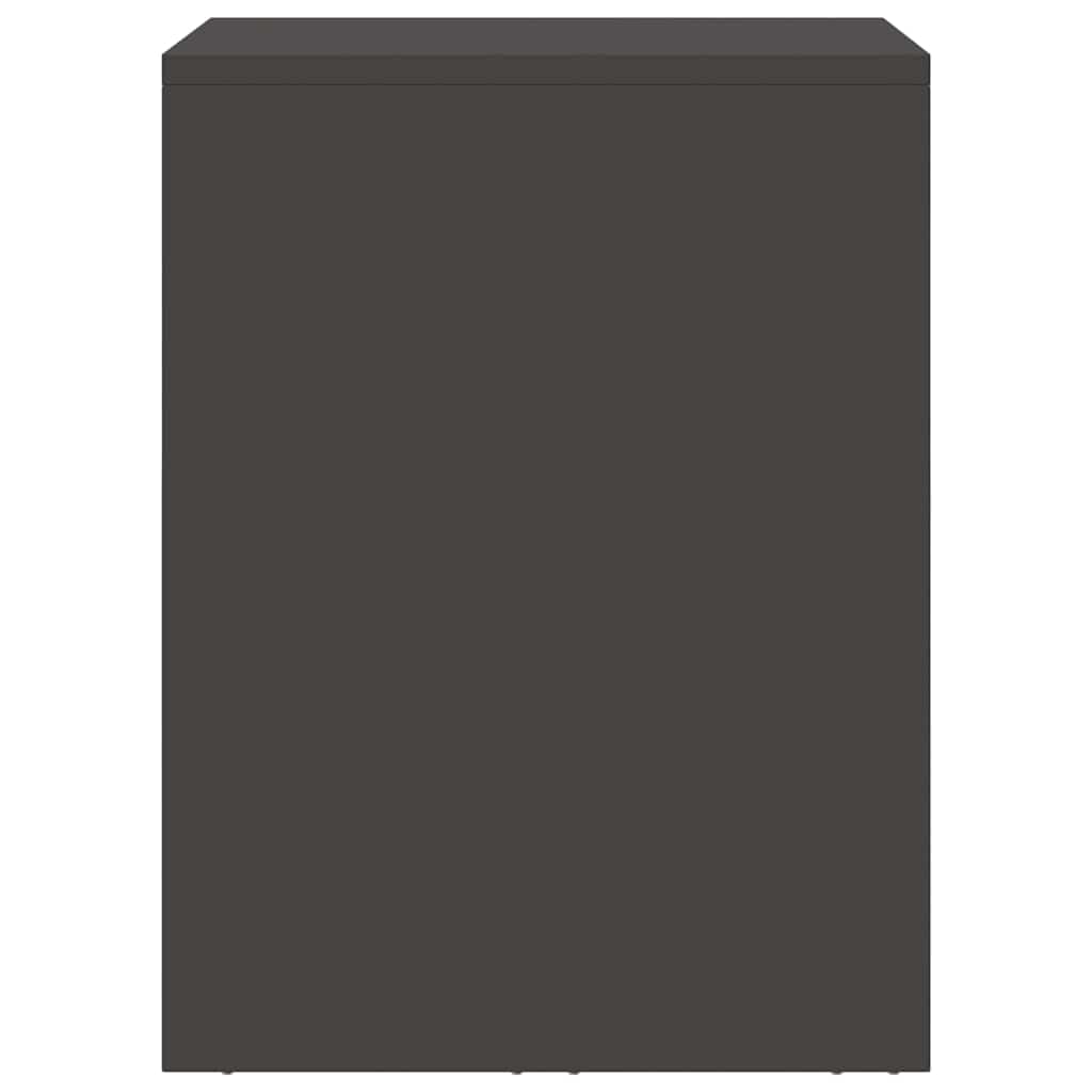 Wall Cabinet for Garage with Gas-lift Door Black
