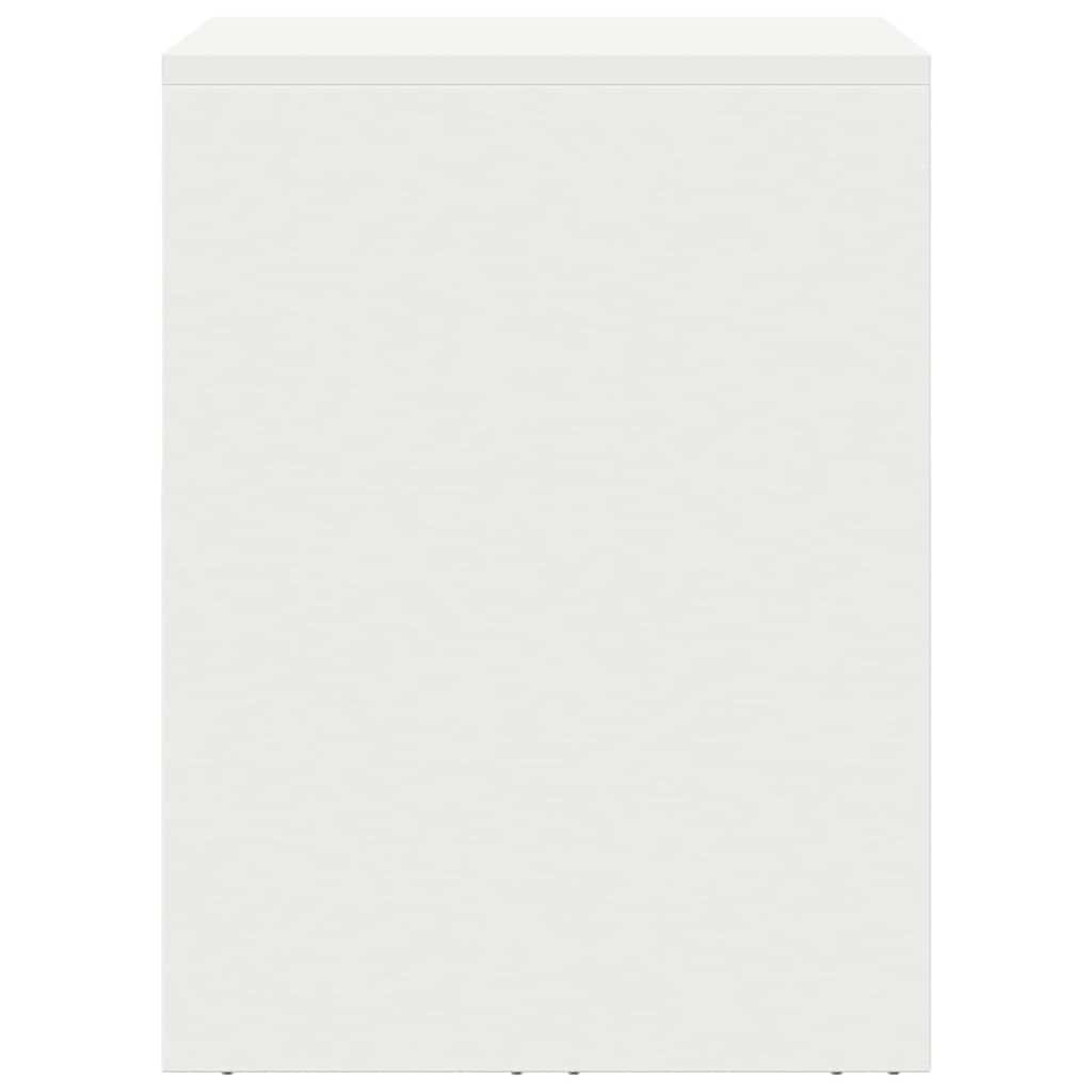 Wall Cabinet for Garage with Gas-lift Door White