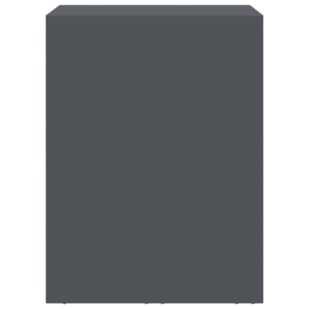 Wall Cabinet for Garage with Gas-lift Door Anthracite