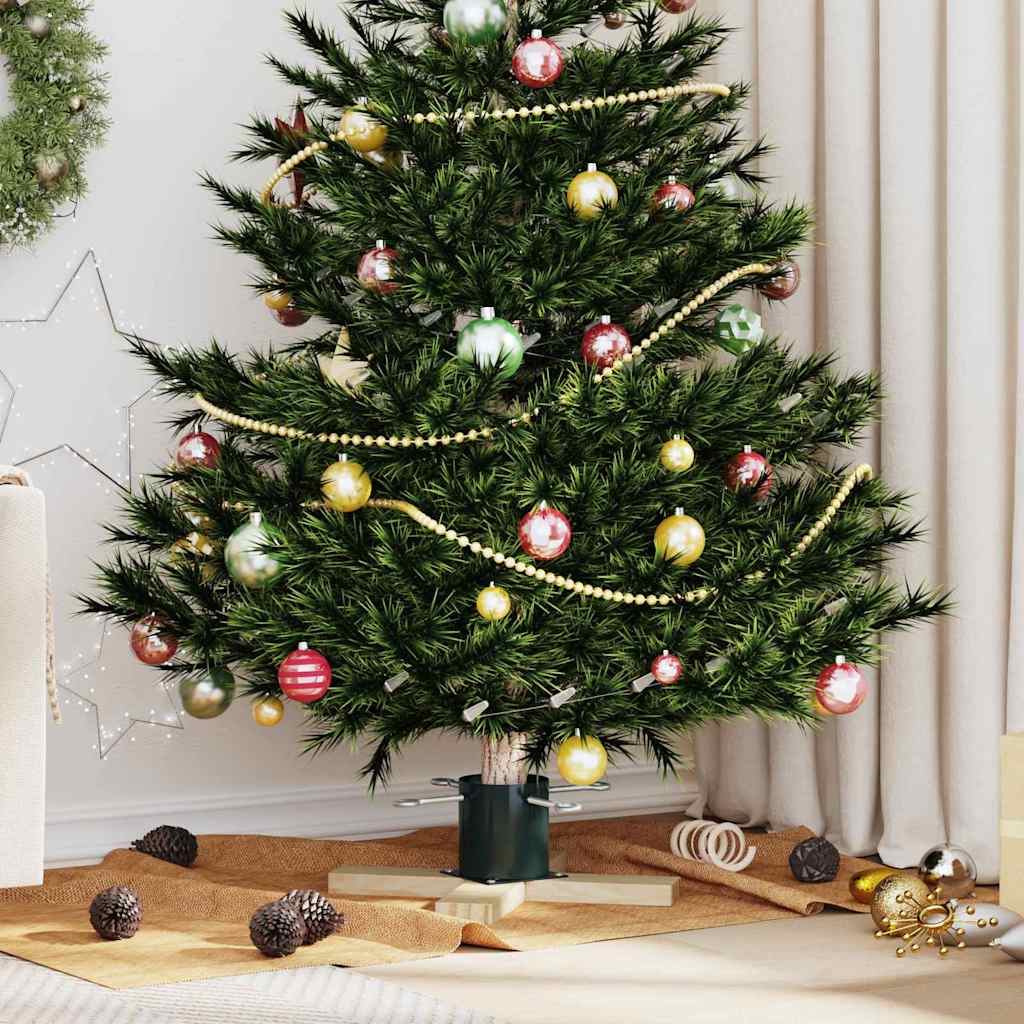 Christmas Tree Stand Green 50 x 50 x 16 cm Solid Pine Wood
