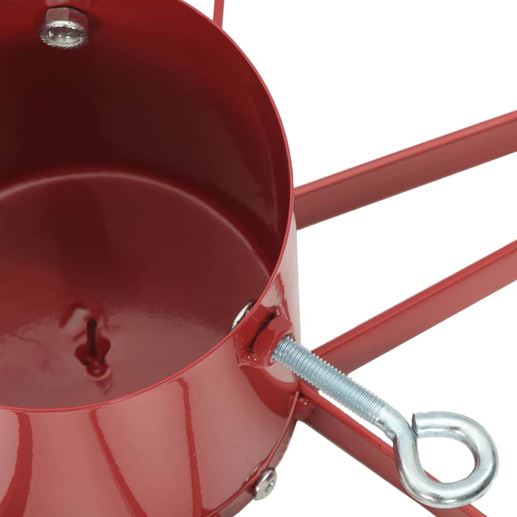 Christmas Tree Stand Red 50 x 50 x 15.5 cm Steel