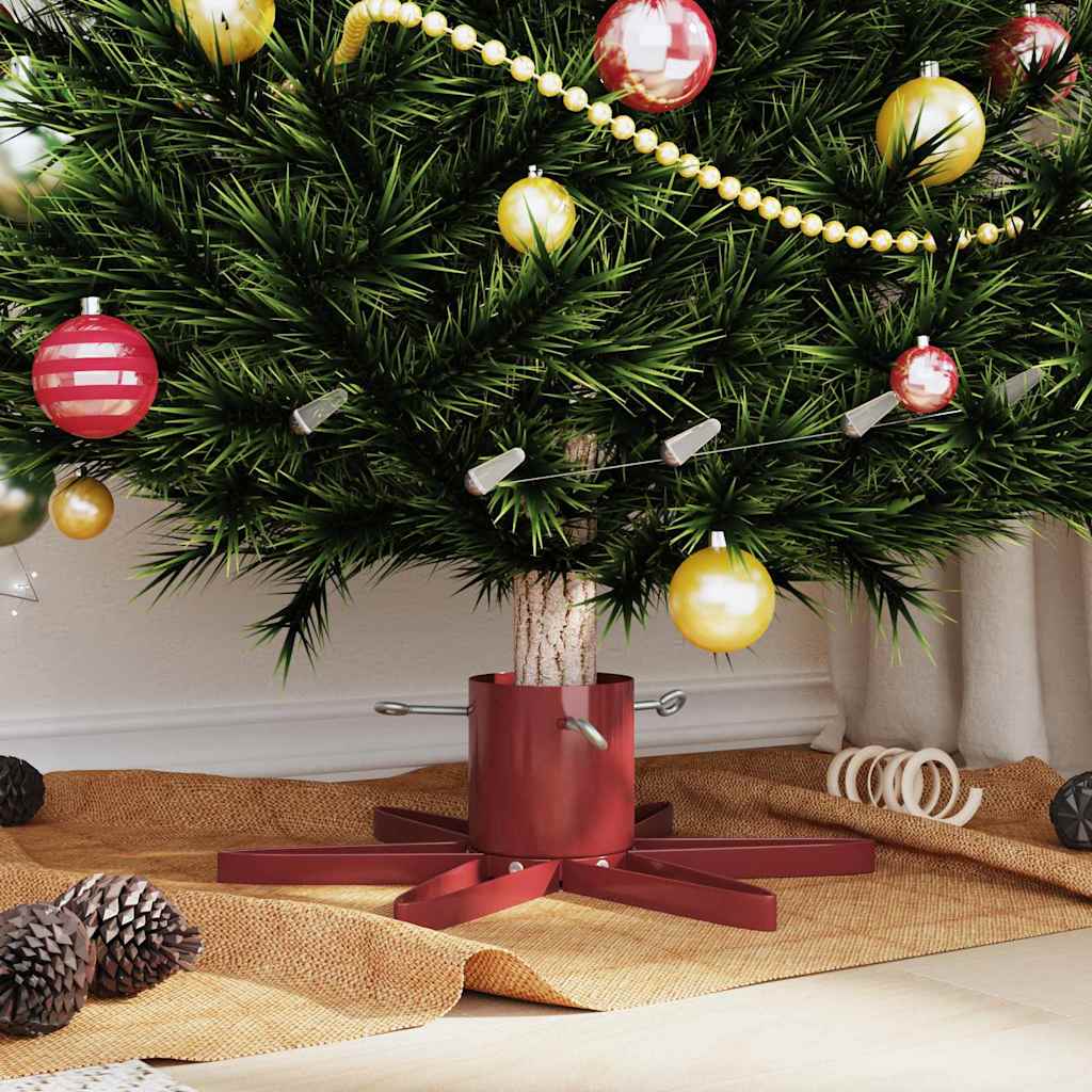 Christmas Tree Stand Red 50 x 50 x 15.5 cm Steel