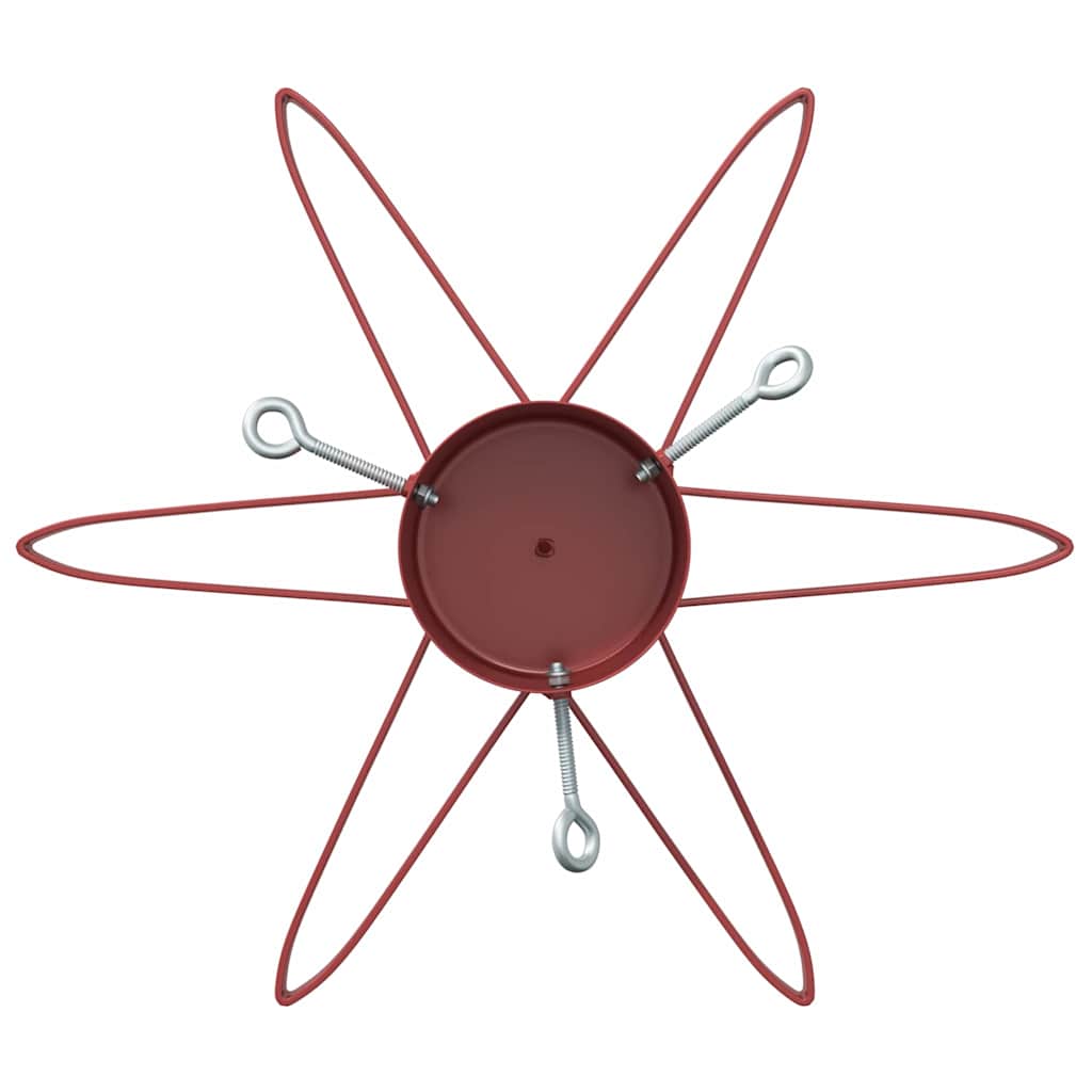 Christmas Tree Stand Red 50 x 50 x 15.5 cm Steel