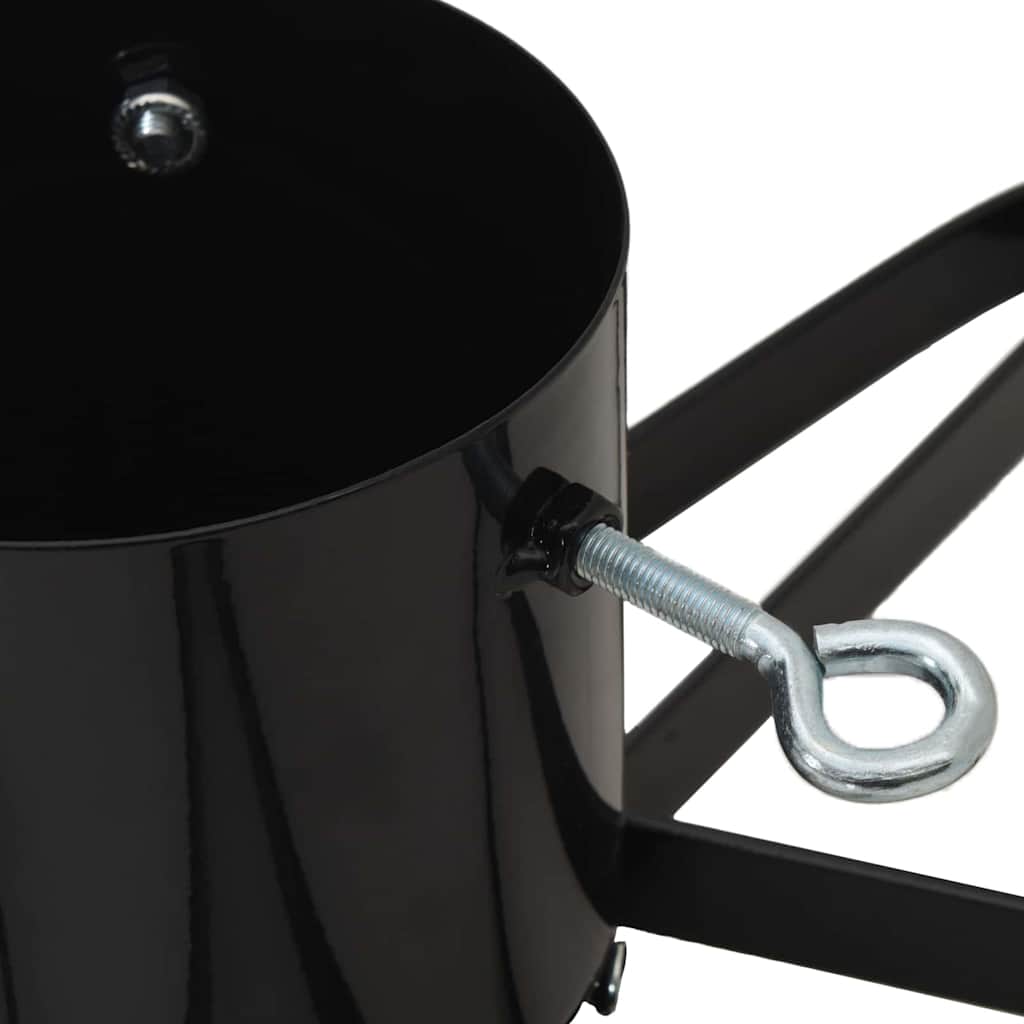Christmas Tree Stand Black 50 x 50 x 15.5 cm Steel