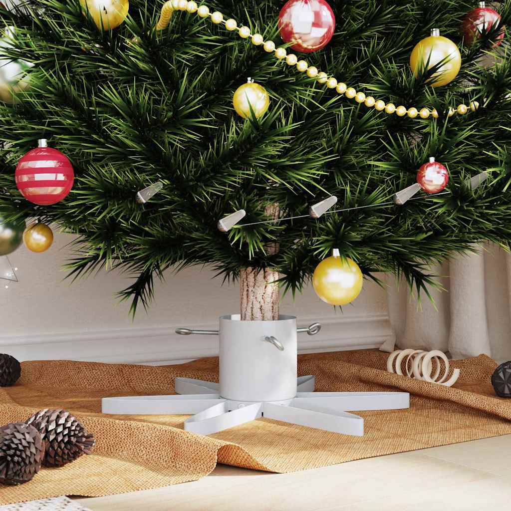 Christmas Tree Stand White 50 x 50 x 15.5 cm Steel
