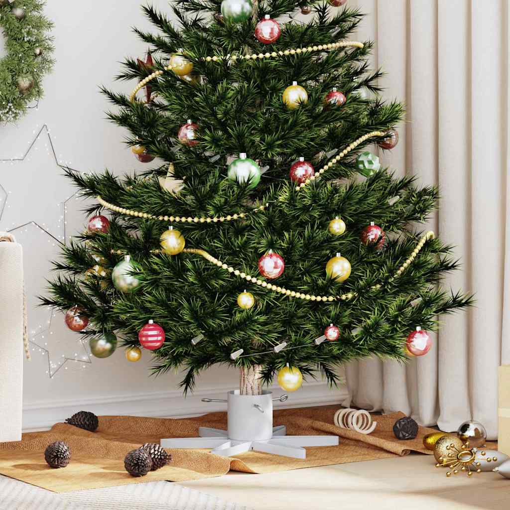 Christmas Tree Stand White 50 x 50 x 15.5 cm Steel