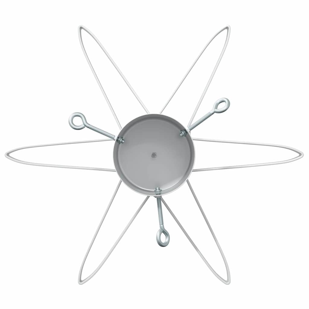 Christmas Tree Stand White 50 x 50 x 15.5 cm Steel