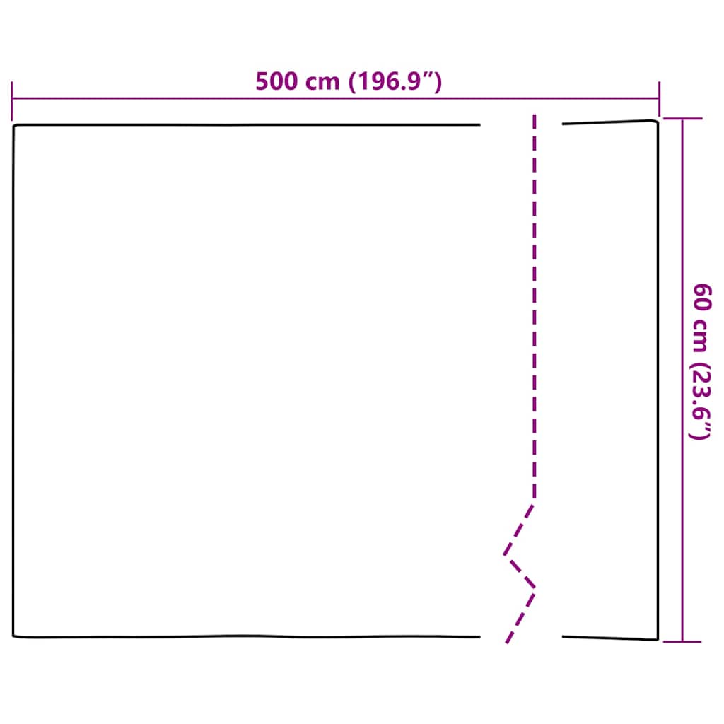 Static Window Film Bamboo Pattern 60 x 500 cm PVC