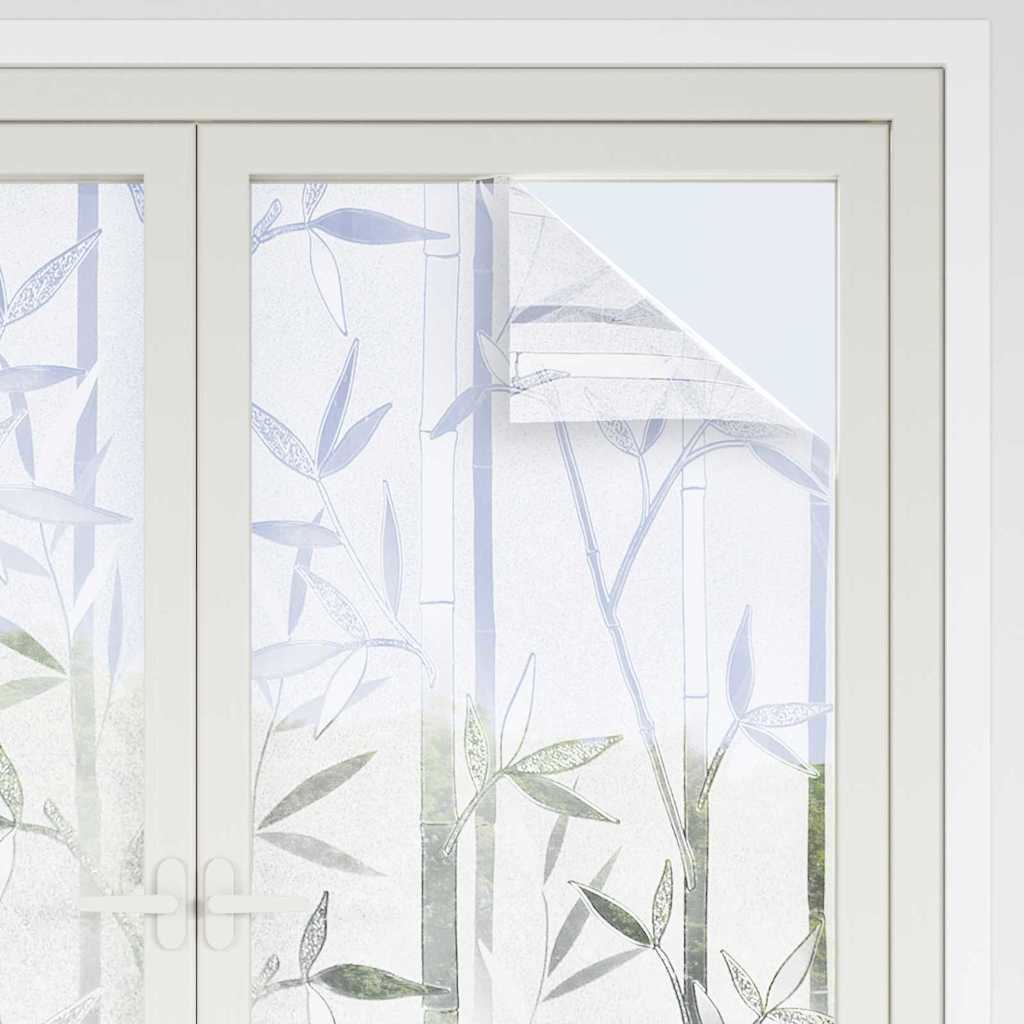 Static Window Film Bamboo Pattern 90 x 500 cm PVC