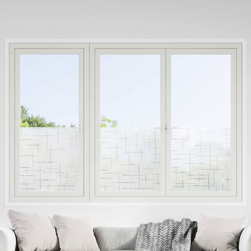 Static Window Film Star Pattern 45 x 500 cm PVC