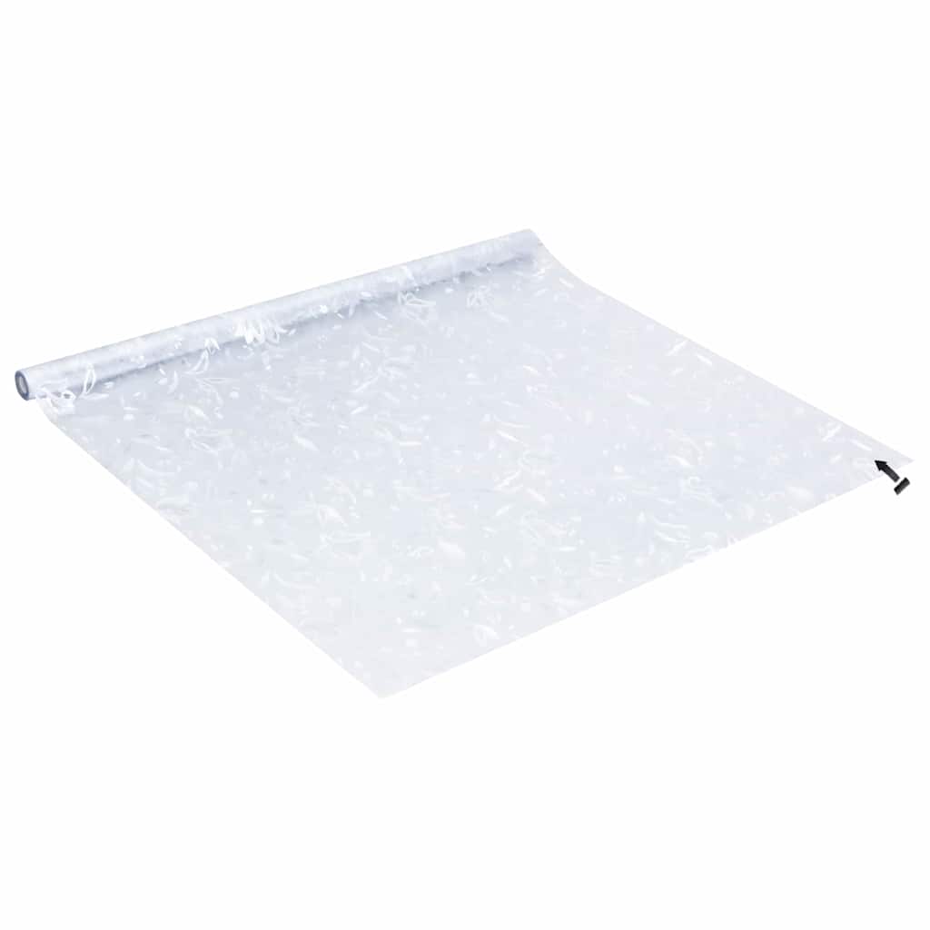 Static Window Film Flowers Pattern 60 x 500 cm PVC