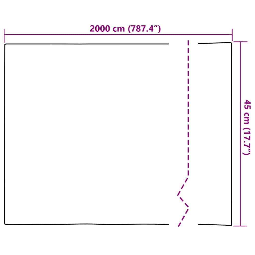 Static Window Film Transparent 45 x 2000 cm PVC