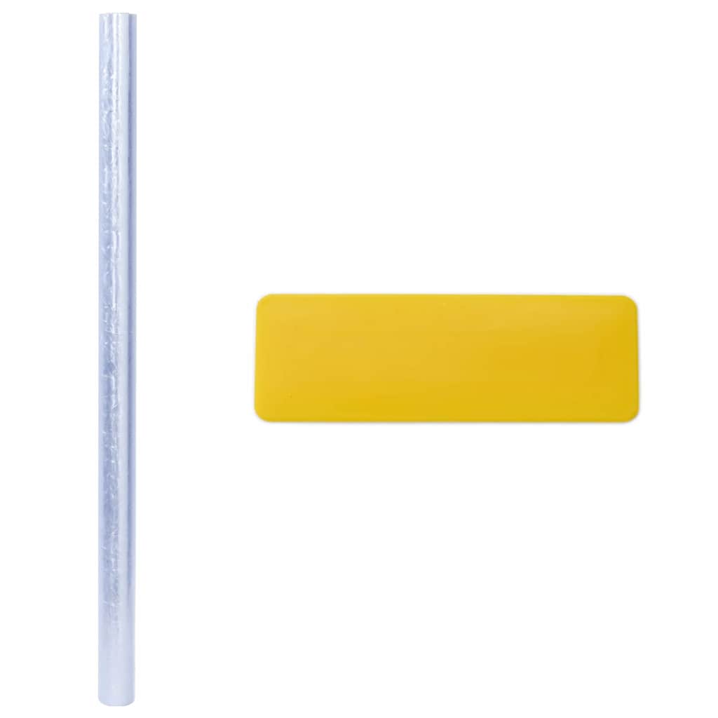 Static Window Film Transparent 90 x 1000 cm PVC