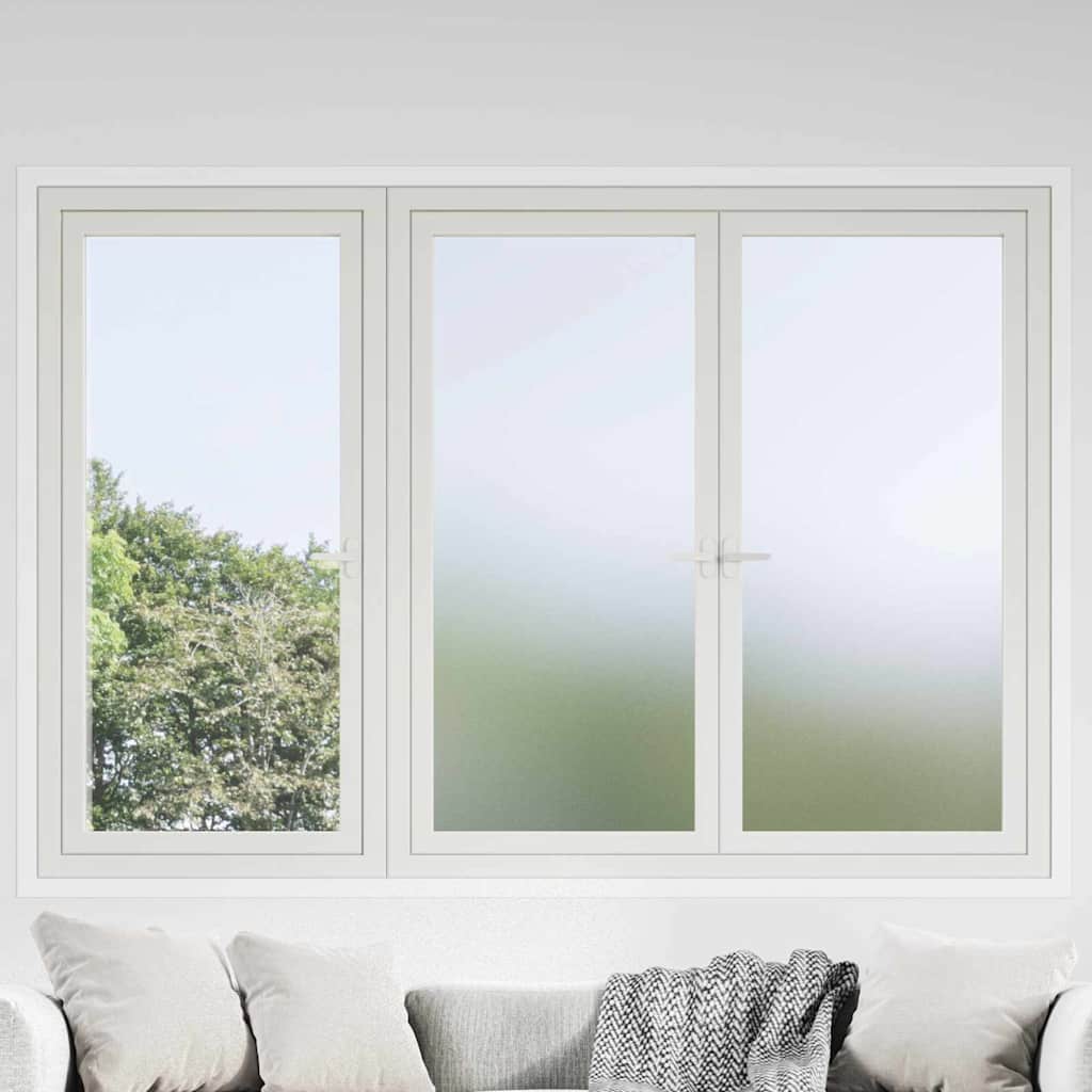 Self-adhesive Window Film Frosted Grey 45 x 2000 cm PVC