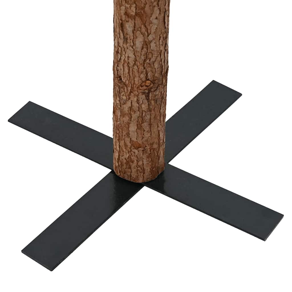 Slim Christmas Tree Green 150 cm PVC and Solid Pine wood