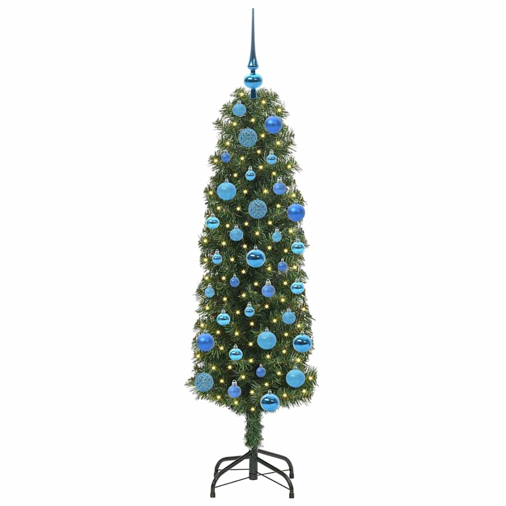 Artificial Christmas Tree with 150 LEDs with Stand Green 150 cm