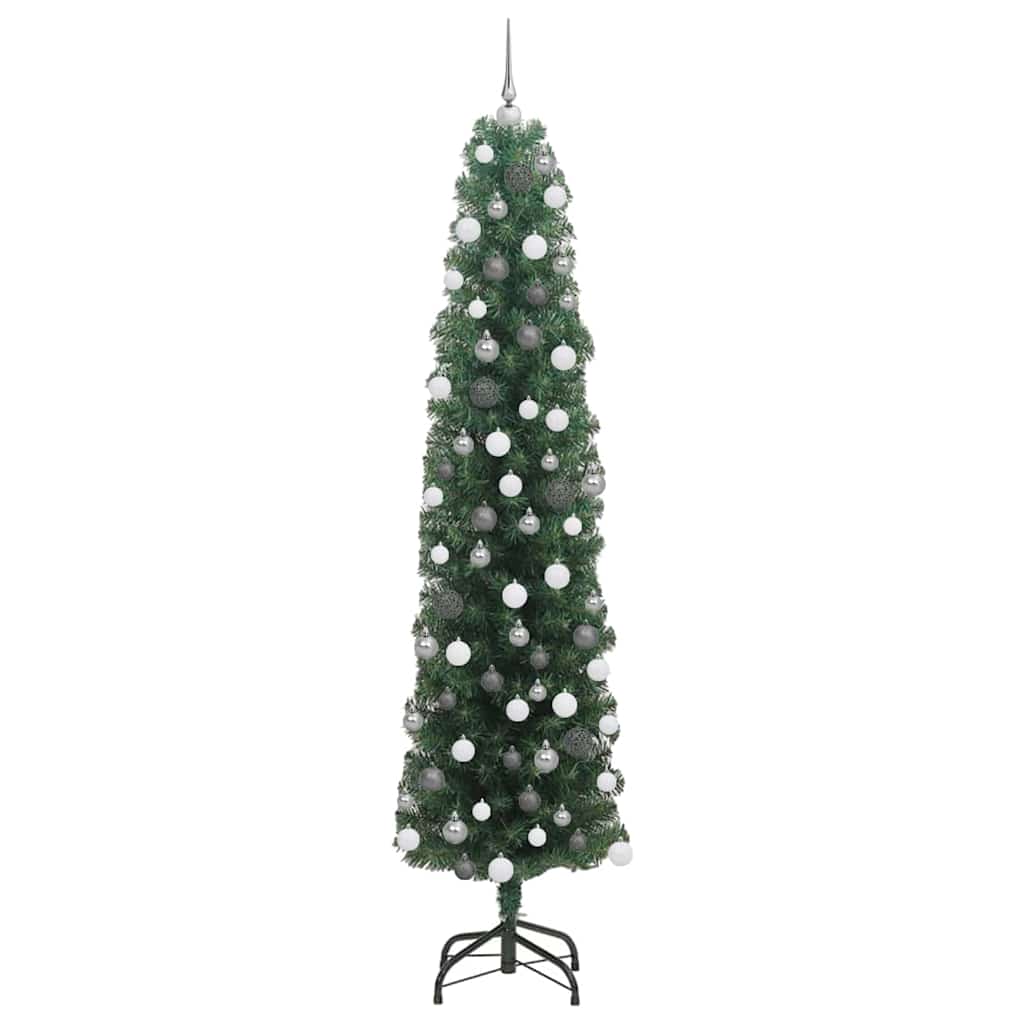 Artificial Christmas Tree with 300 LEDs with Stand Green 180 cm