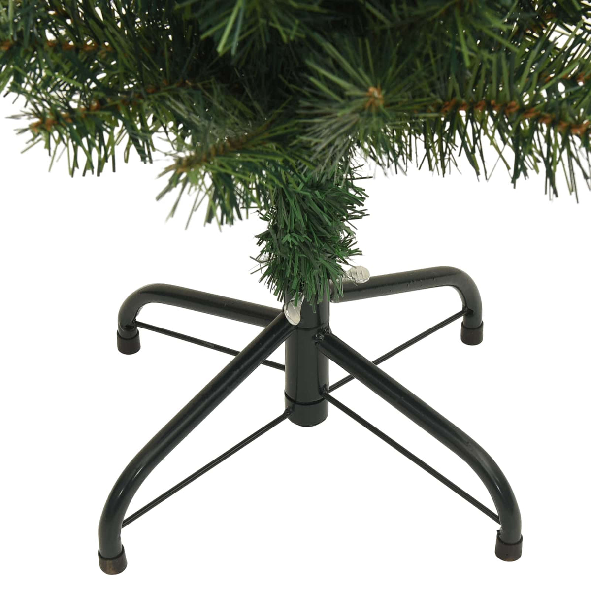 Artificial Christmas Tree with 300 LEDs with Stand Green 210 cm