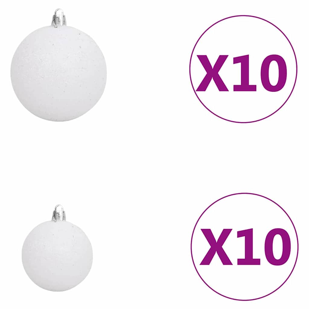 Artificial Christmas Tree with LED Light Green 240 cm