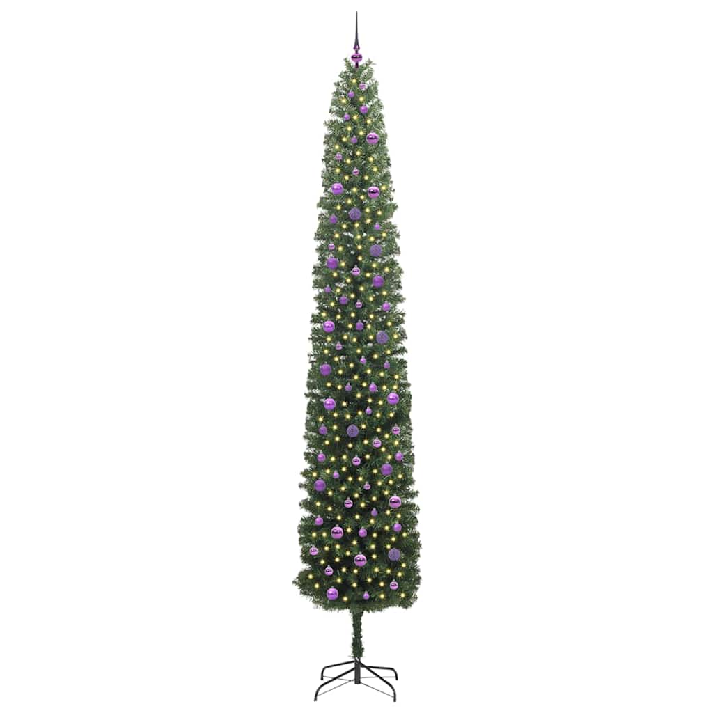Artificial Christmas Tree with 300 LEDs with Stand Green 300 cm