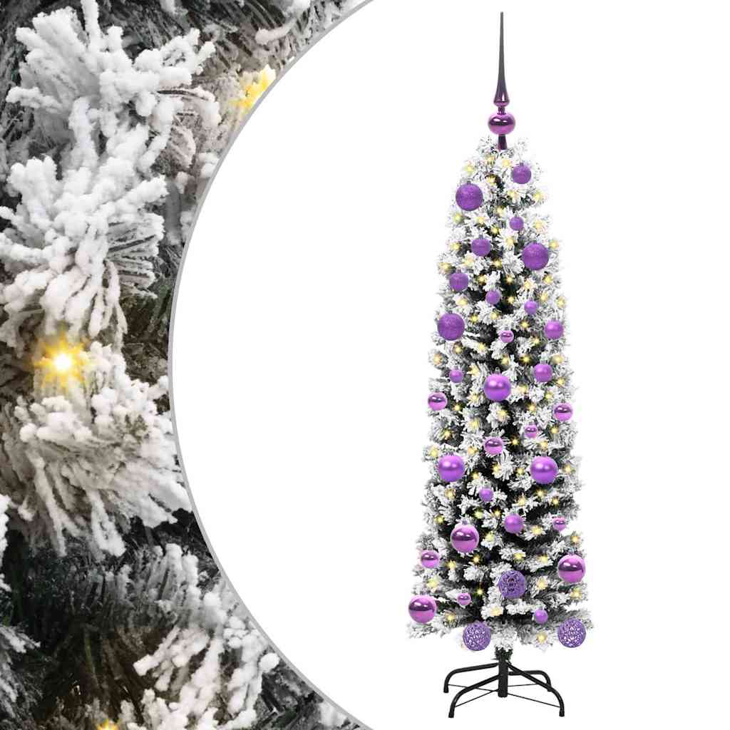 Artificial Christmas Tree with 150 LEDs with Stand Green 120 cm