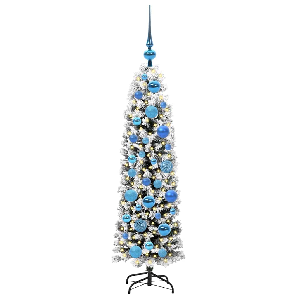 Artificial Christmas Tree with 150 LEDs with Stand Green 120 cm