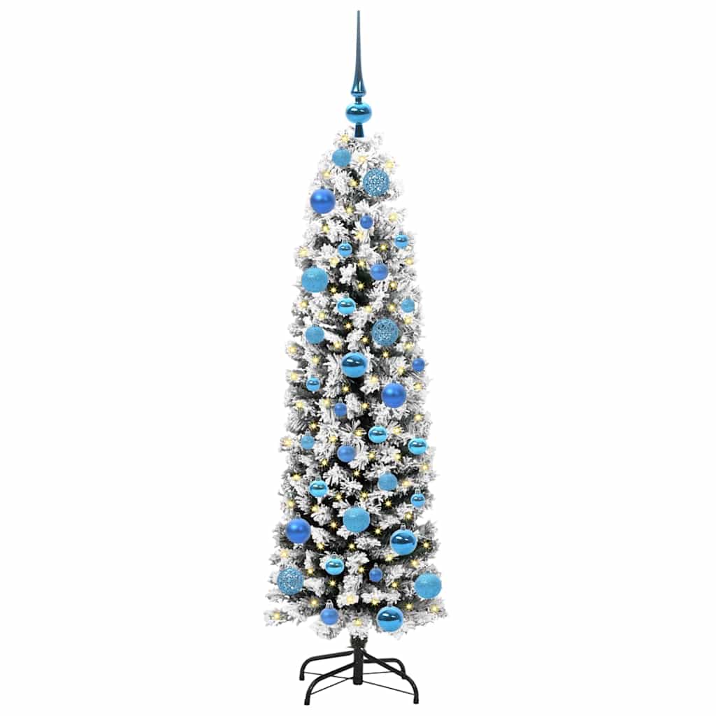 Artificial Christmas Tree with 150 LEDs with Stand Green 150 cm