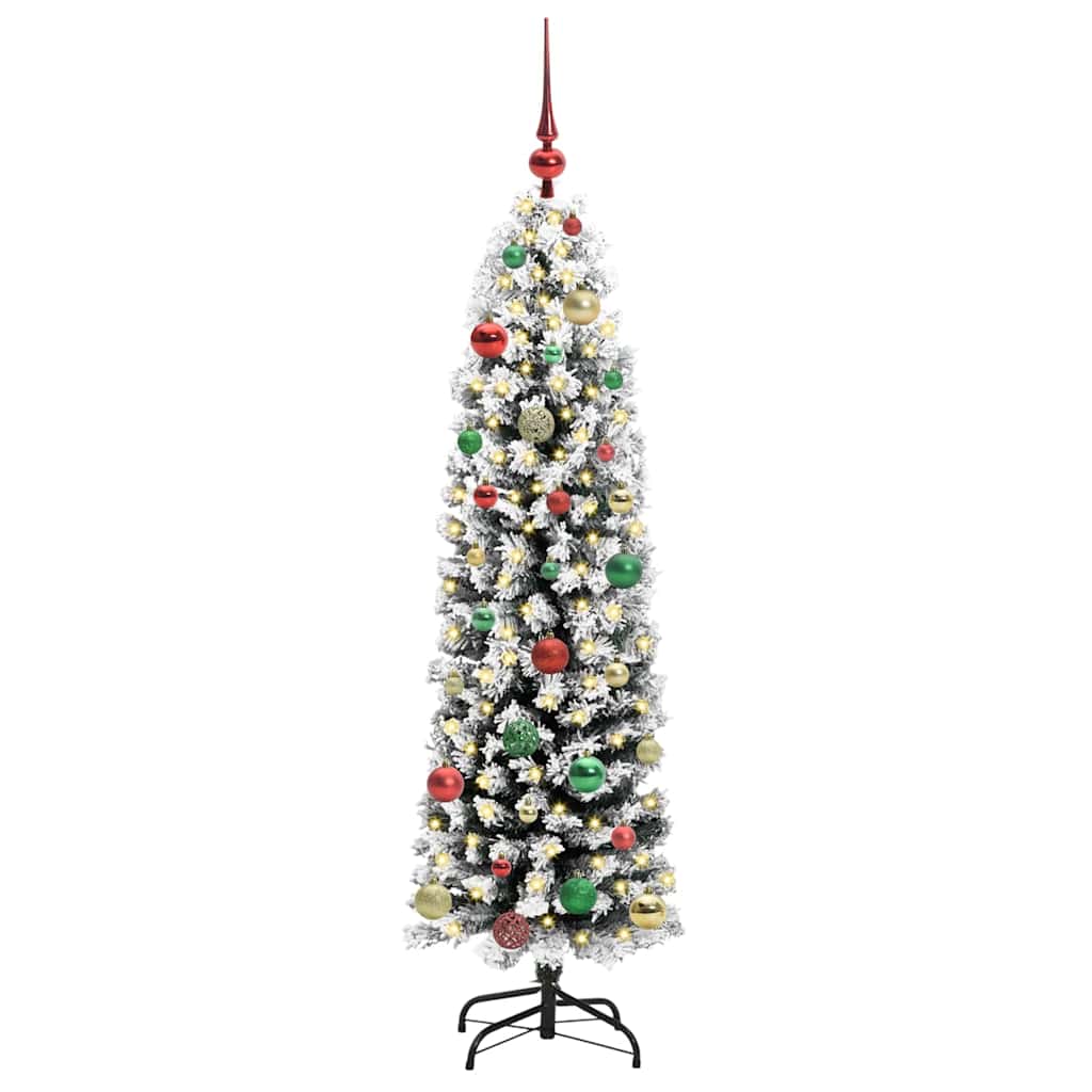 Artificial Christmas Tree with 150 LEDs with Stand Green 150 cm