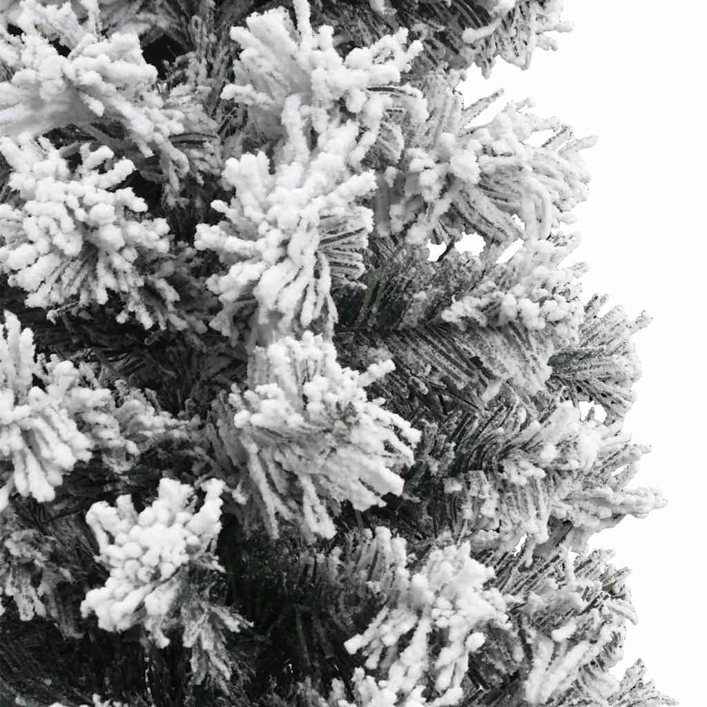 Artificial Christmas Tree with LED Light Green and White 180 cm
