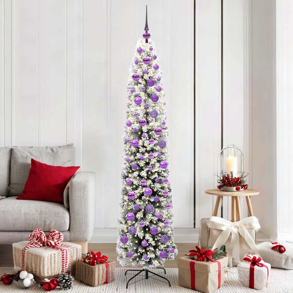 Artificial Christmas Tree with 300 LEDs with Stand Green 180 cm