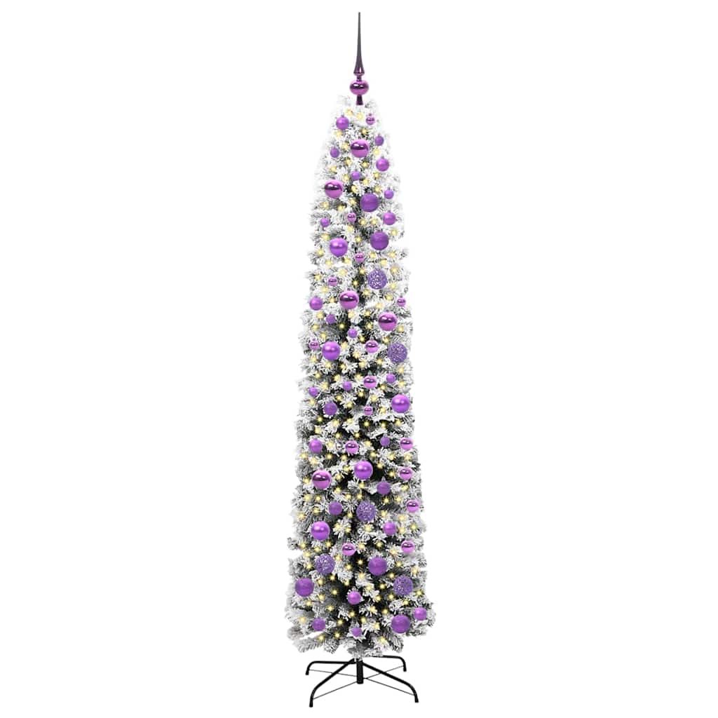 Artificial Christmas Tree with 300 LEDs with Stand Green 180 cm