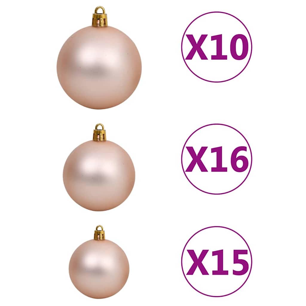 Artificial Christmas Tree with 300 LEDs with Stand Green 240 cm