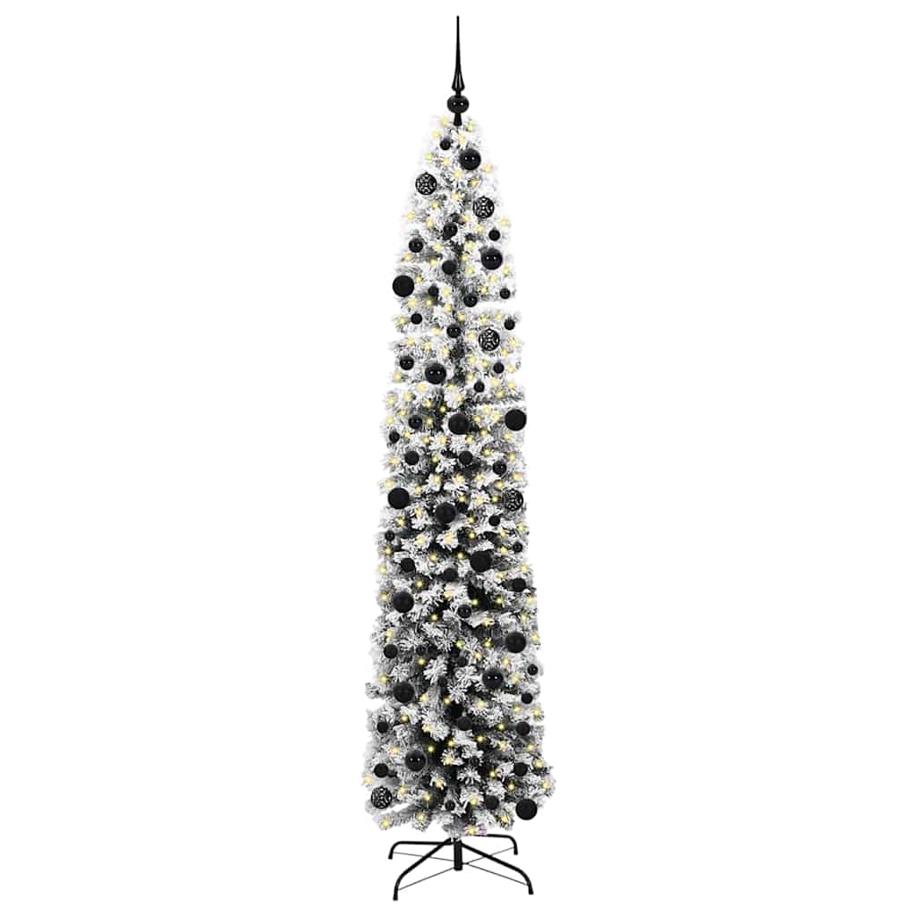 Artificial Christmas Tree with 300 LEDs with Stand Green 240 cm